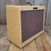 Fender Stratocaster Sunburst and Tweed Vibrolux 5F11 Amplifier 1957 One Owner Vintage - Mahar's Vintage Guitars