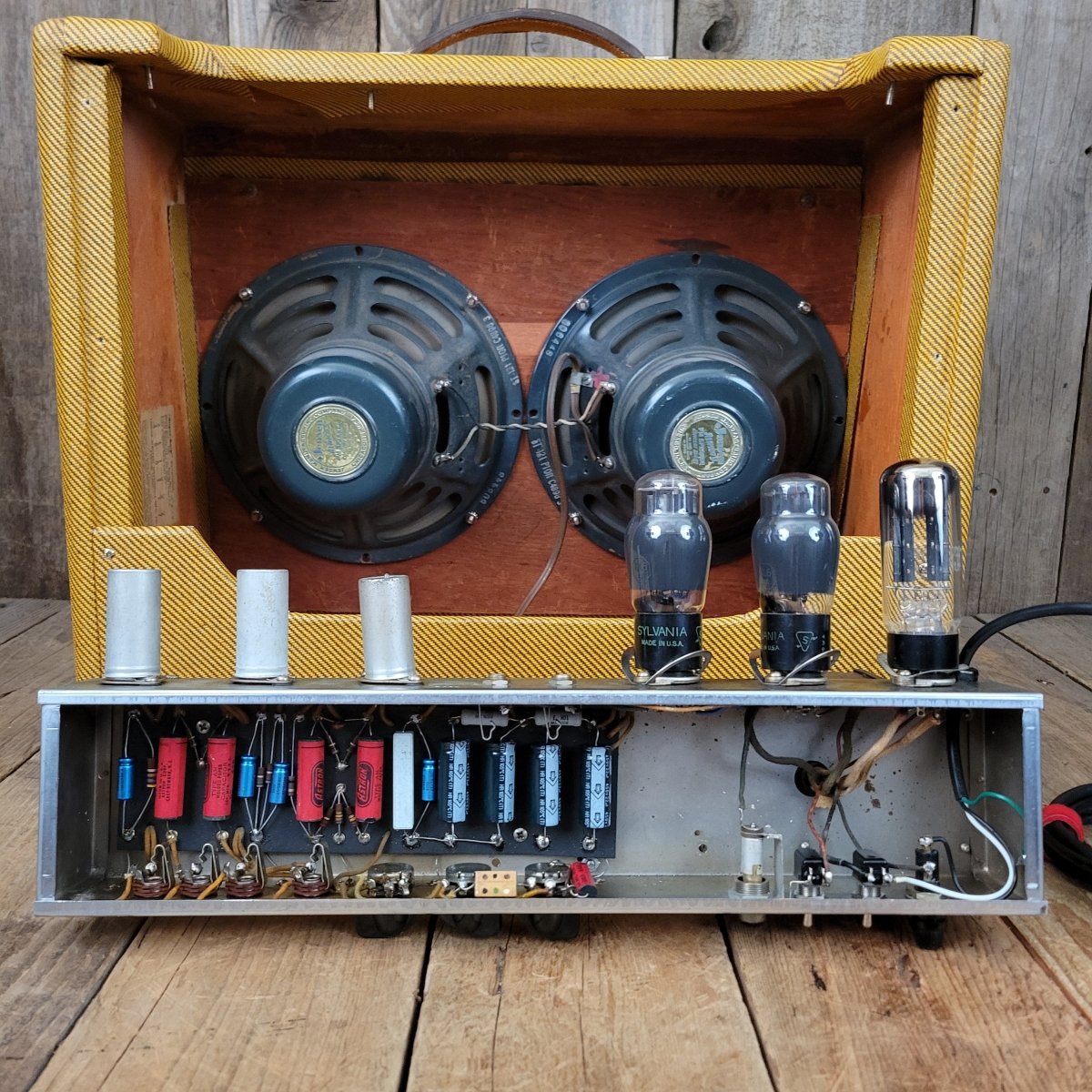 Fender Super 5D4 1955 Vintage Tweed Guitar Amp - Mahar's Vintage Guitars