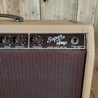 Fender Super Amp 6G4 November 1960 "Pink" Brown Tolex 1960 - Mahar's Vintage Guitars