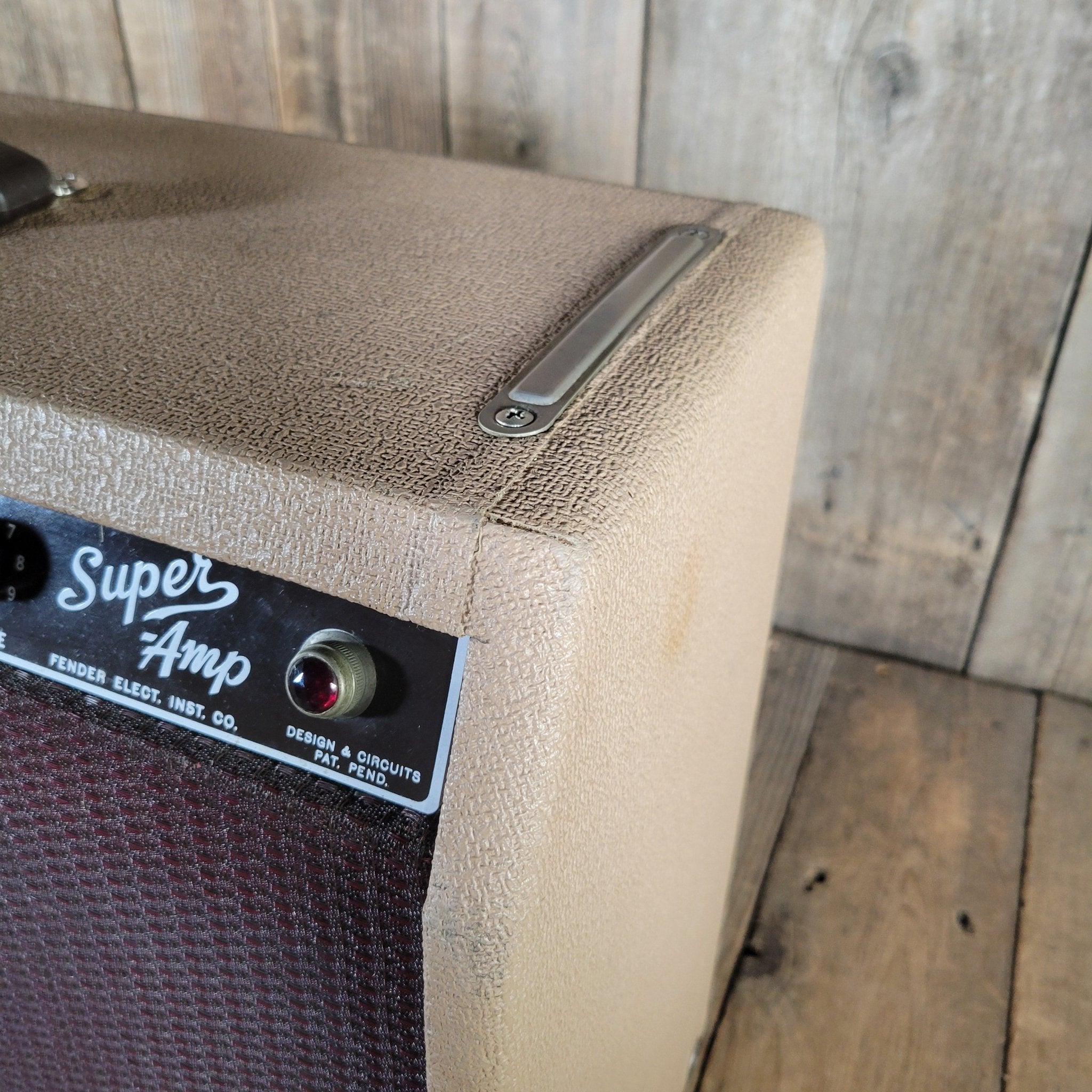 Fender Super Amp 6G4 November 1960 "Pink" Brown Tolex 1960 - Mahar's Vintage Guitars