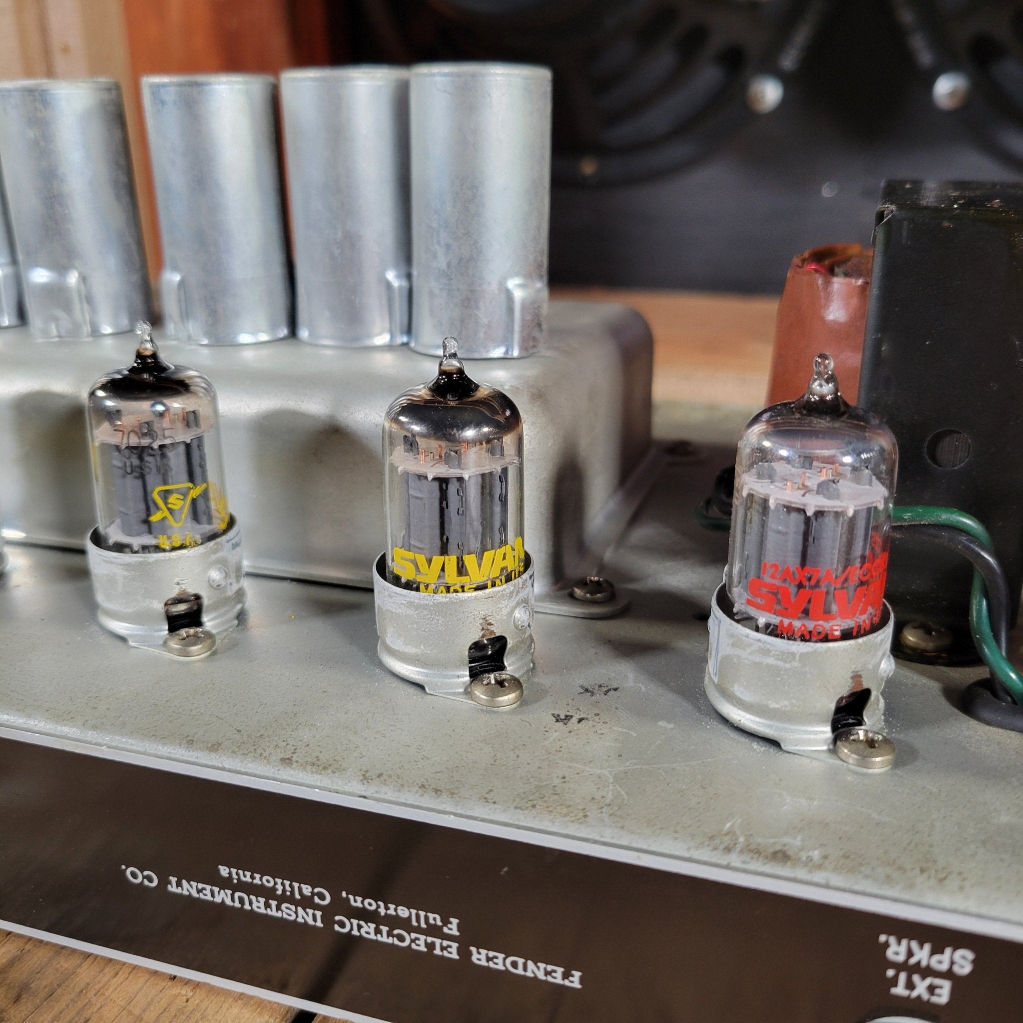 Fender Super Amp 6G4 November 1960 "Pink" Brown Tolex 1960 - Mahar's Vintage Guitars