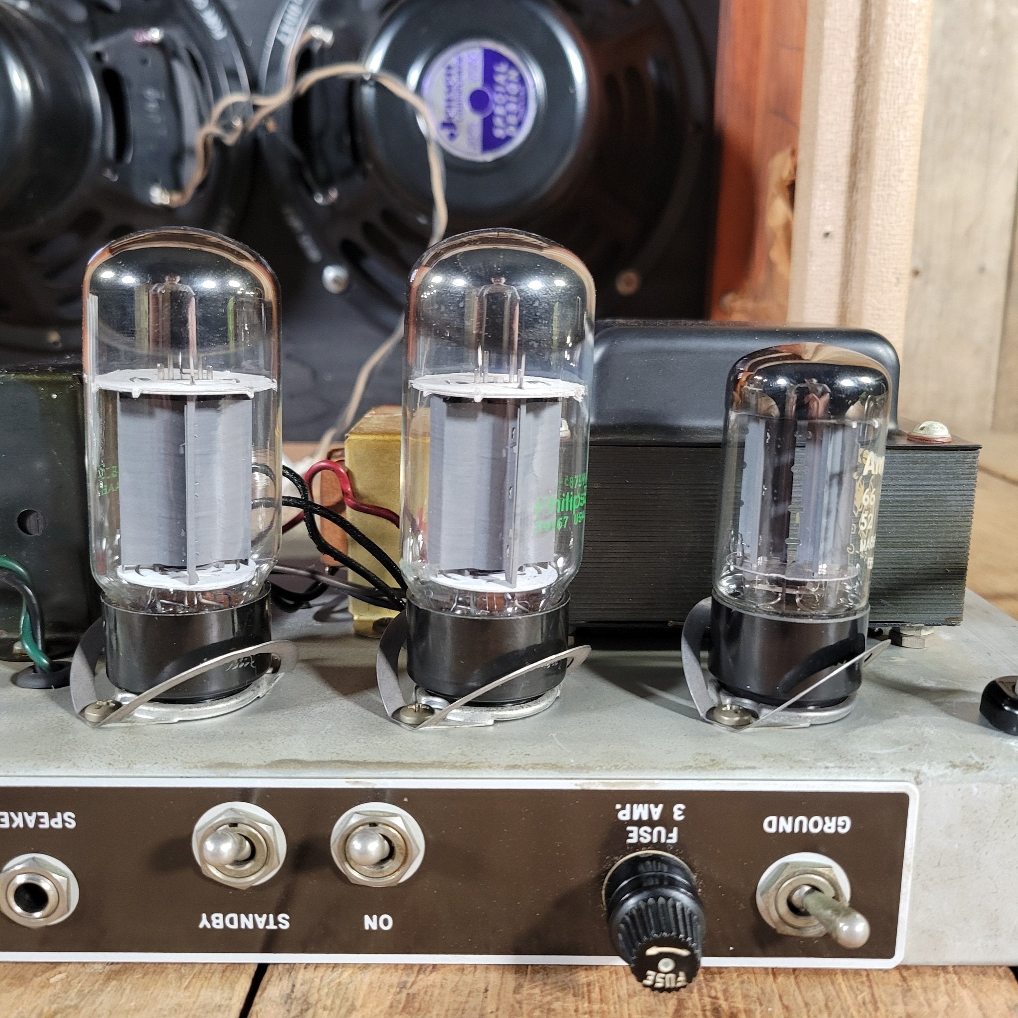 Fender Super Amp 6G4 November 1960 "Pink" Brown Tolex 1960 - Mahar's Vintage Guitars