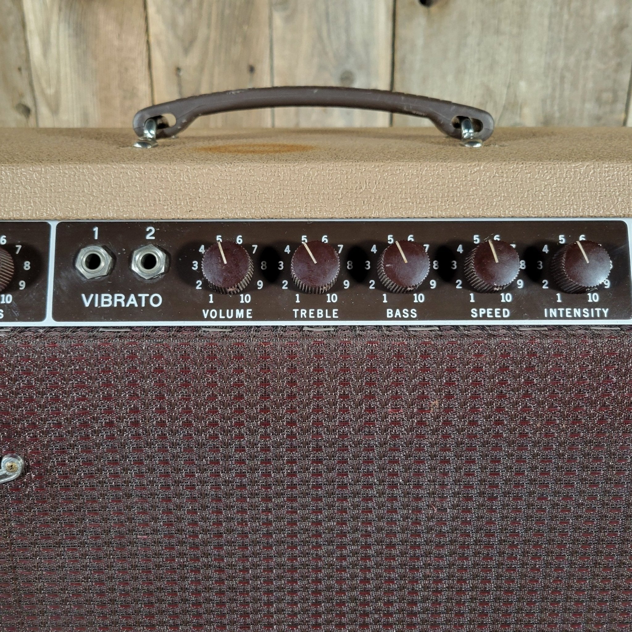 Fender Super Amp 6G4 November 1960 "Pink" Brown Tolex 1960 - Mahar's Vintage Guitars