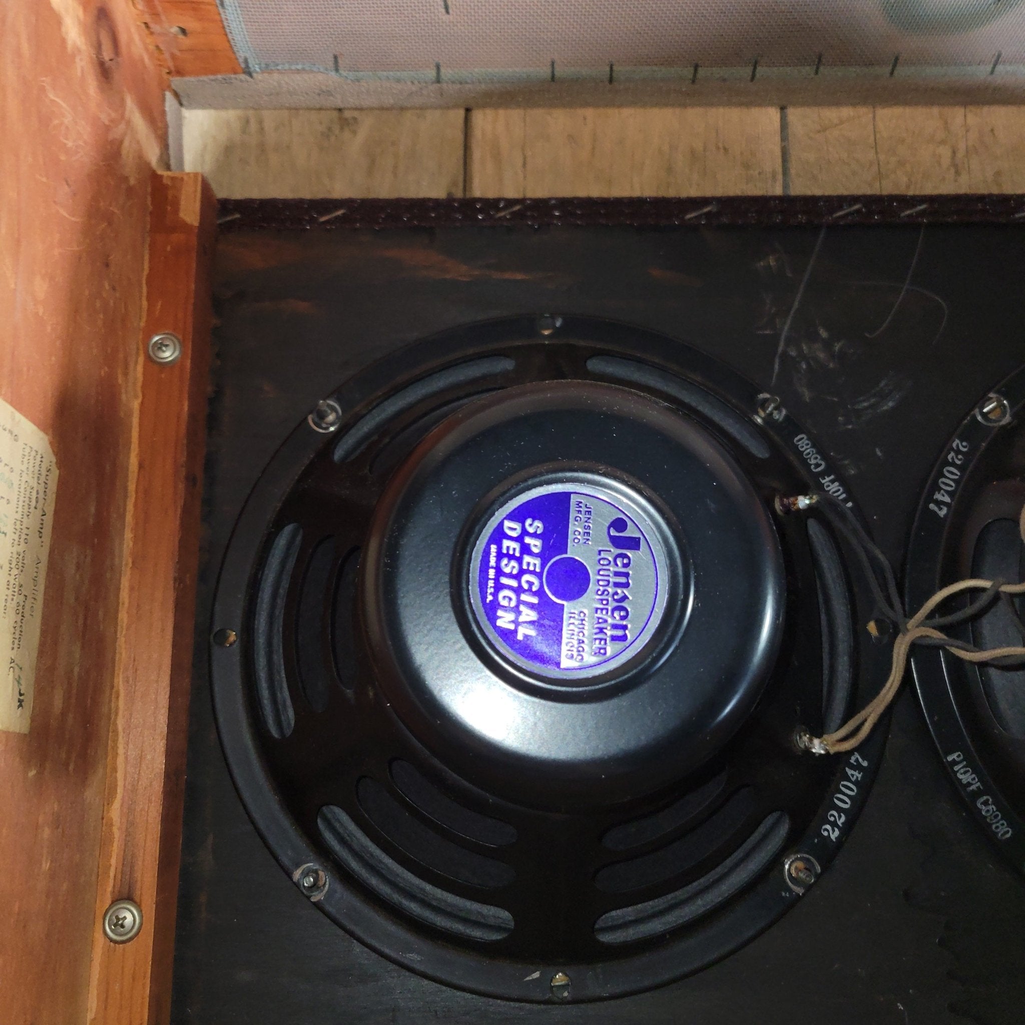 Fender Super Amp 6G4 November 1960 "Pink" Brown Tolex 1960 - Mahar's Vintage Guitars