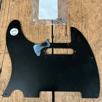 Fender Telecaster 8 Hole Pickguard 3 ply B/W/B with screws 1973 1970s Vintage Guitar Part - Mahar's Vintage Guitars