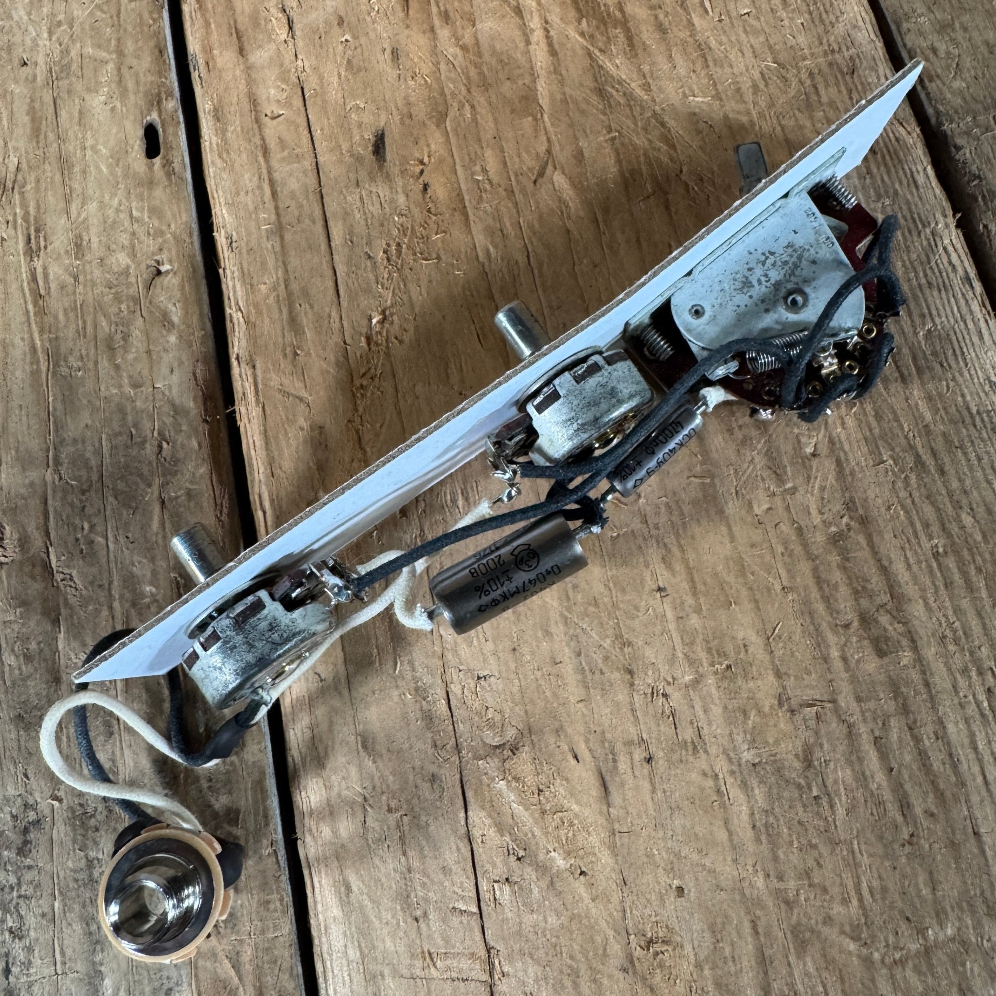 Fender Telecaster harness 1966 pots and switch - Mahar's Vintage Guitars