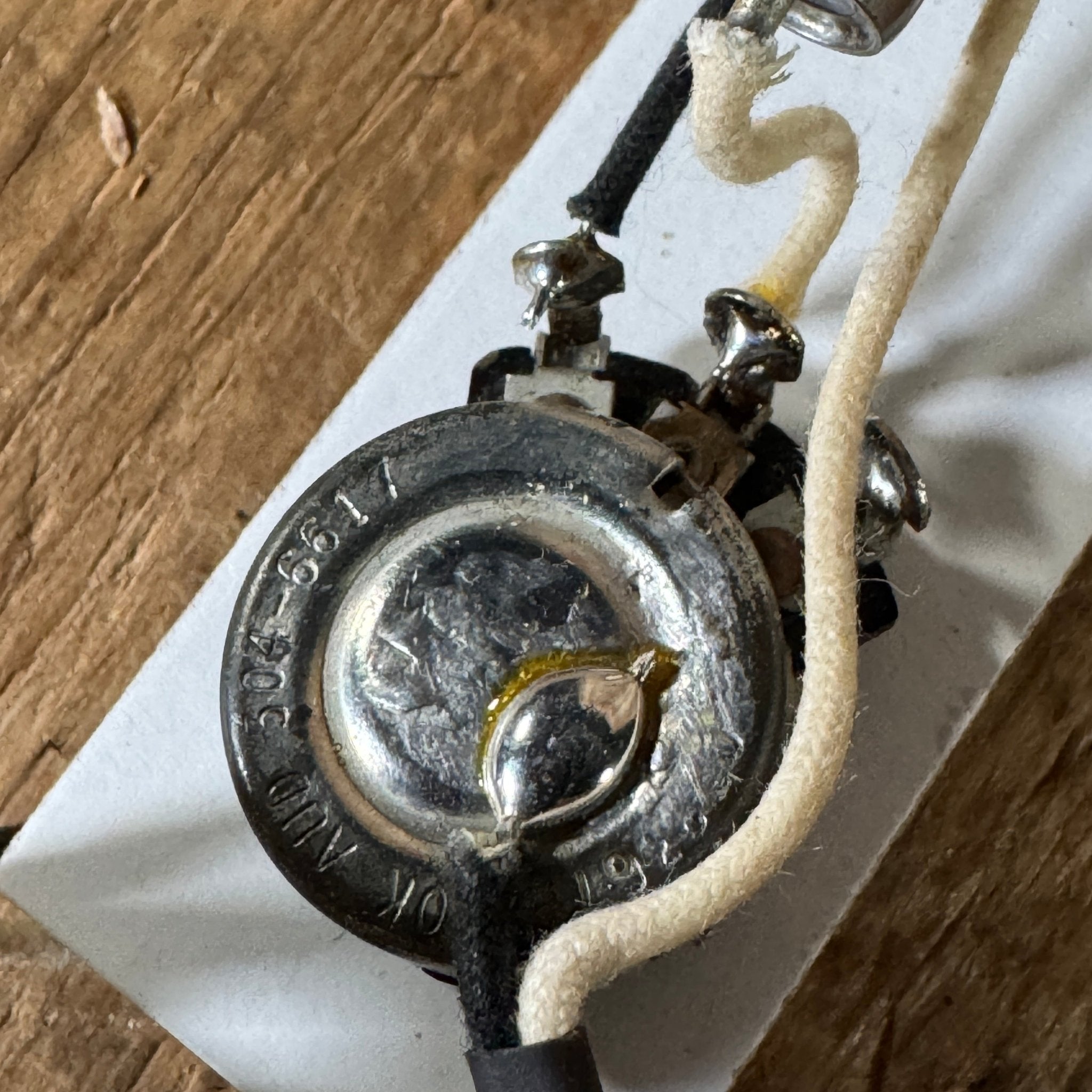 Fender Telecaster harness 1966 pots and switch - Mahar's Vintage Guitars