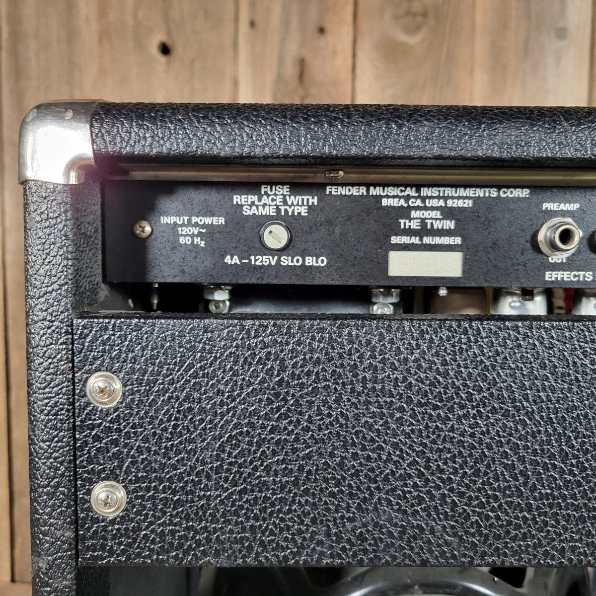 Fender The Twin Red Knob 2x12 Combo 1988 - Mahar's Vintage Guitars