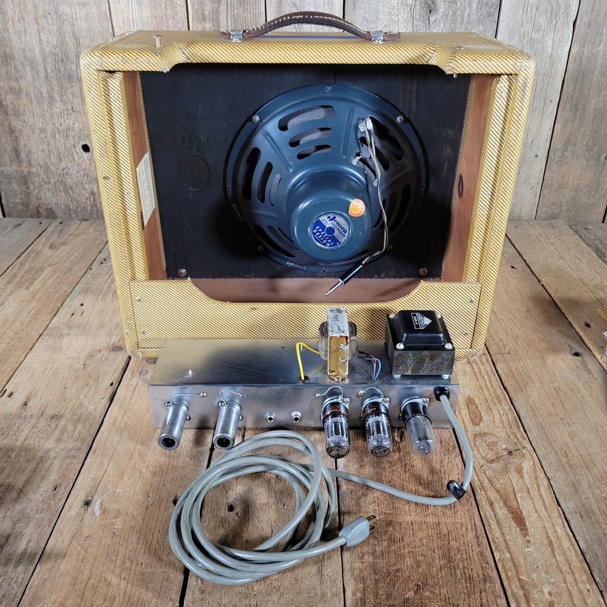 Fender Tweed Deluxe 5E3 1959 – 100% Original Vintage Tube Amp - Mahar's Vintage Guitars