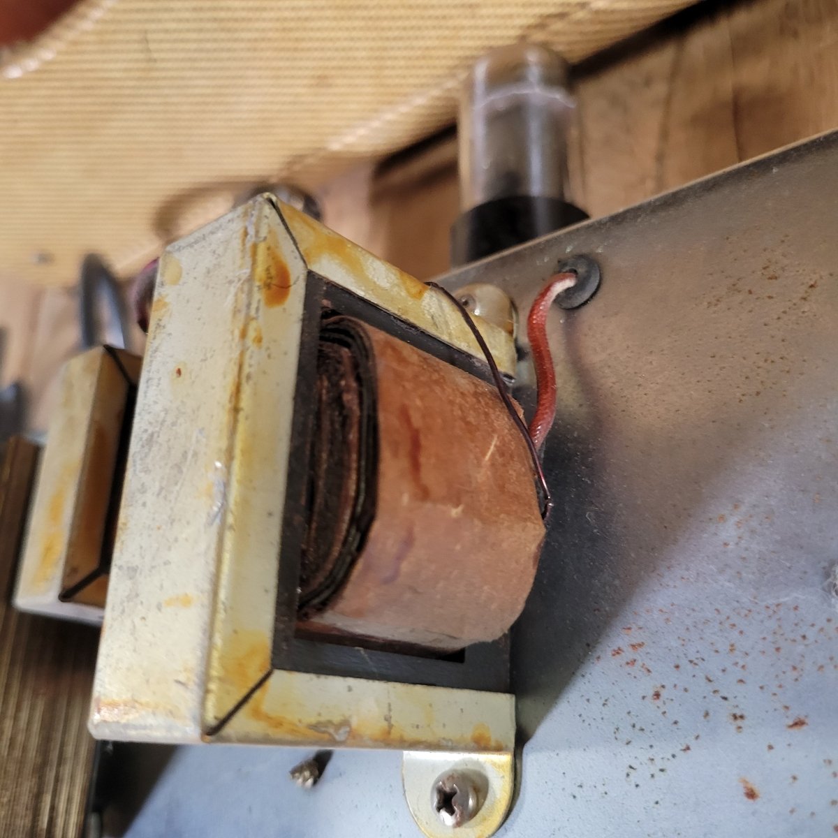 Fender Tweed Princeton 5E2 1955 Narrow Panel Amp - Mahar's Vintage Guitars