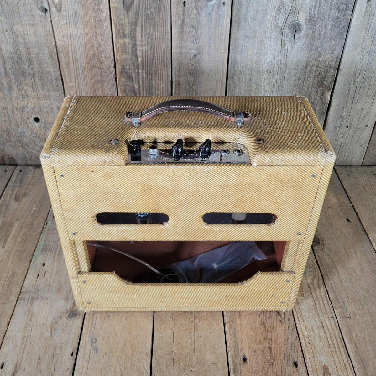 Fender Tweed Princeton 5E2 1955 Narrow Panel Amp - Mahar's Vintage Guitars