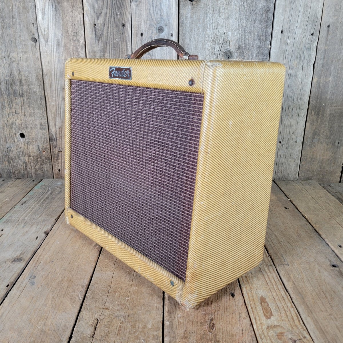 Fender Tweed Princeton 5E2 1955 Narrow Panel Amp - Mahar's Vintage Guitars