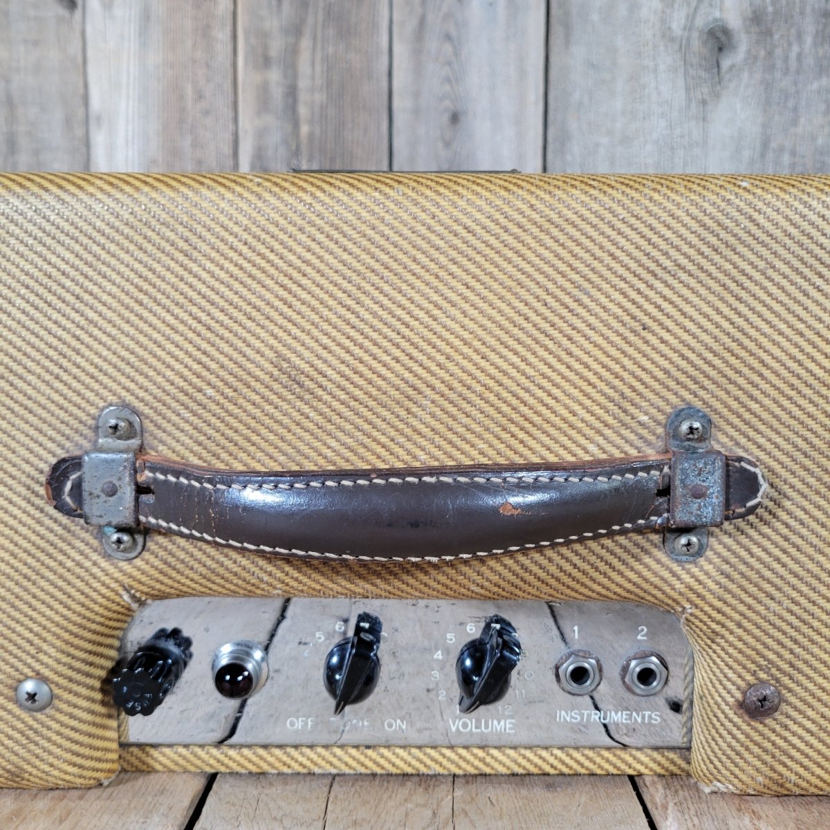 Fender Tweed Princeton 5E2 1955 Narrow Panel Amp - Mahar's Vintage Guitars