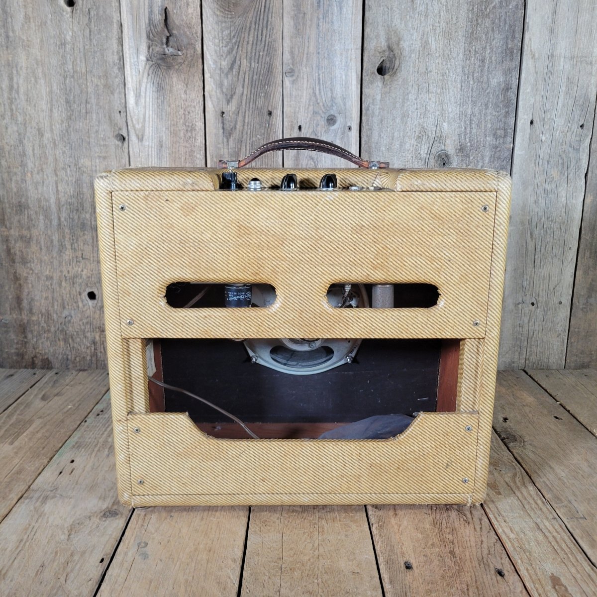 Fender Tweed Princeton 5E2 1955 Narrow Panel Amp - Mahar's Vintage Guitars