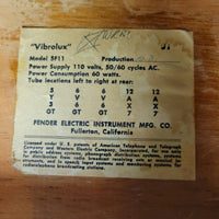 Fender Tweed Vibrolux 1960 - Mahar's Vintage Guitars