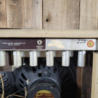 Fender Twin Amp 1963 – Smooth Blonde Tolex, Brown Panel, Original Transformers - Mahar's Vintage Guitars