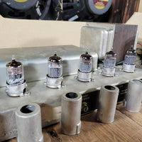 Fender Twin Amp 1963 – Smooth Blonde Tolex, Brown Panel, Original Transformers - Mahar's Vintage Guitars