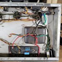 Fender Twin Amp 1963 – Smooth Blonde Tolex, Brown Panel, Original Transformers - Mahar's Vintage Guitars