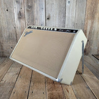 Fender Twin Amp 1963 – Smooth Blonde Tolex, Brown Panel, Original Transformers - Mahar's Vintage Guitars