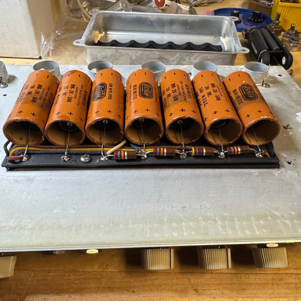 Fender Twin Amp 6G8 Rough Blonde Tolex 1961 – Vintage Pre - CBS Guitar Amplifier - Mahar's Vintage Guitars