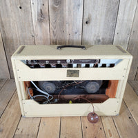 Fender Twin Amp 6G8 Rough Blonde Tolex 1961 – Vintage Pre - CBS Guitar Amplifier - Mahar's Vintage Guitars