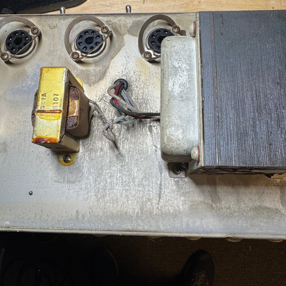 Fender Twin Amp 6G8 Rough Blonde Tolex 1961 – Vintage Pre - CBS Guitar Amplifier - Mahar's Vintage Guitars