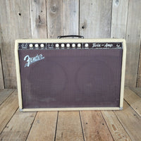 Fender Twin Amp 6G8 Rough Blonde Tolex 1961 – Vintage Pre - CBS Guitar Amplifier - Mahar's Vintage Guitars