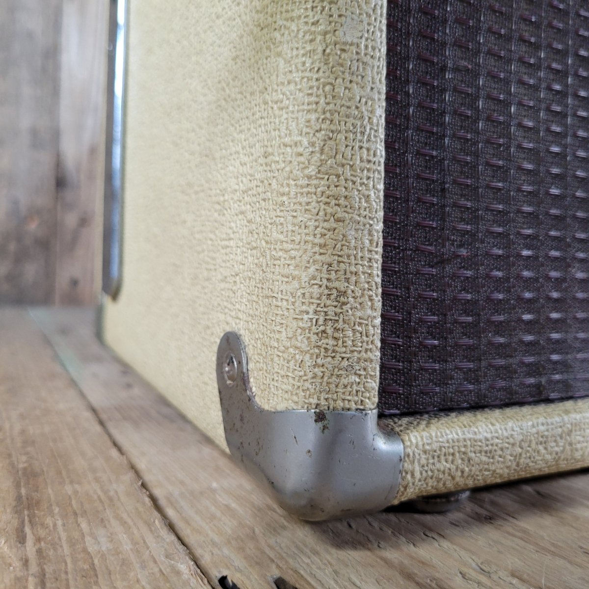 Fender Twin Amp 6G8 Rough Blonde Tolex 1961 – Vintage Pre - CBS Guitar Amplifier - Mahar's Vintage Guitars