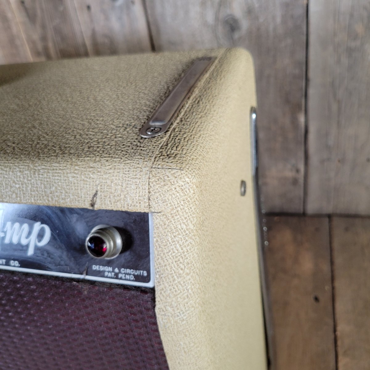 Fender Twin Amp 6G8 Rough Blonde Tolex 1961 – Vintage Pre - CBS Guitar Amplifier - Mahar's Vintage Guitars