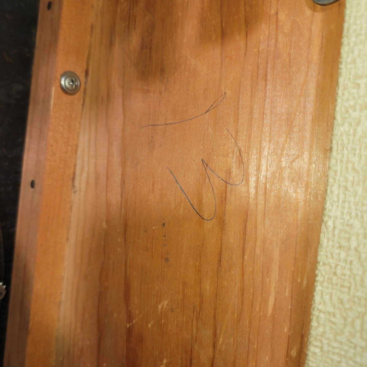 Fender Twin Amp 6G8 Rough Blonde Tolex 1961 – Vintage Pre - CBS Guitar Amplifier - Mahar's Vintage Guitars