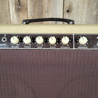 Fender Twin Amp 6G8 Rough Blonde Tolex 1961 – Vintage Pre - CBS Guitar Amplifier - Mahar's Vintage Guitars
