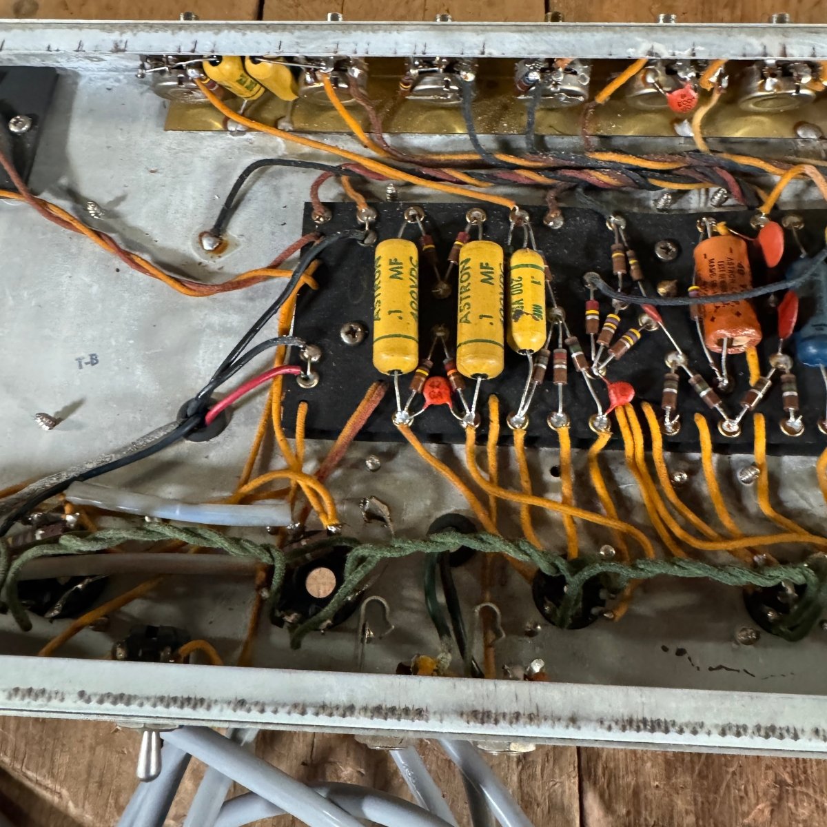 Fender Twin Amp 6G8 Rough Blonde Tolex 1961 – Vintage Pre - CBS Guitar Amplifier - Mahar's Vintage Guitars