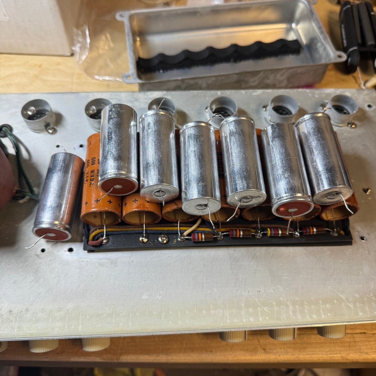 Fender Twin Amp 6G8 Rough Blonde Tolex 1961 – Vintage Pre - CBS Guitar Amplifier - Mahar's Vintage Guitars