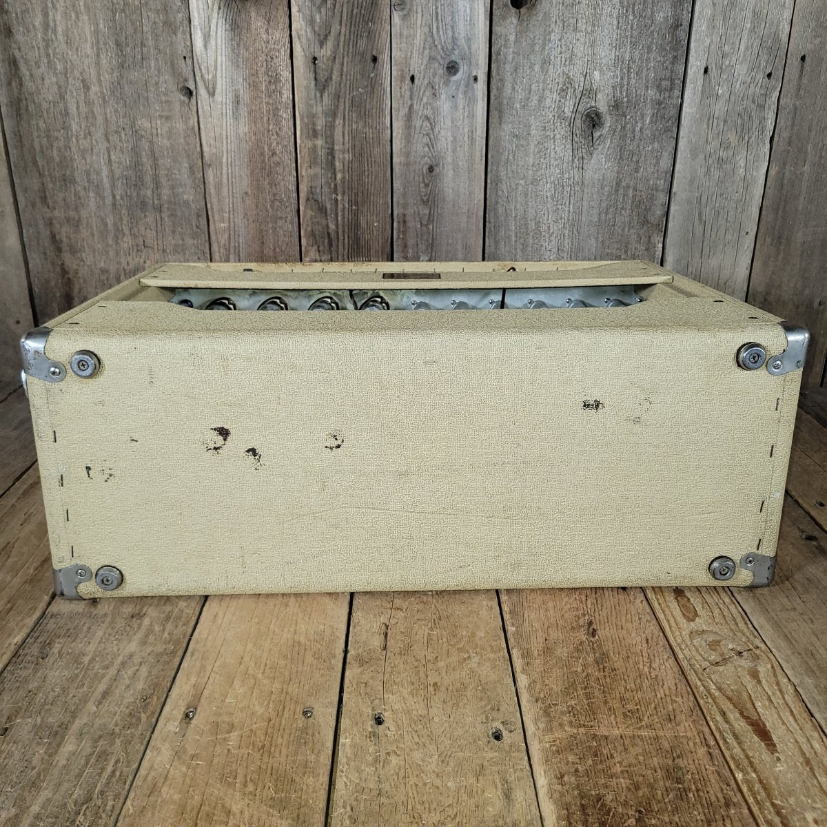 Fender Twin Amp 6G8 Rough Blonde Tolex 1961 – Vintage Pre - CBS Guitar Amplifier - Mahar's Vintage Guitars