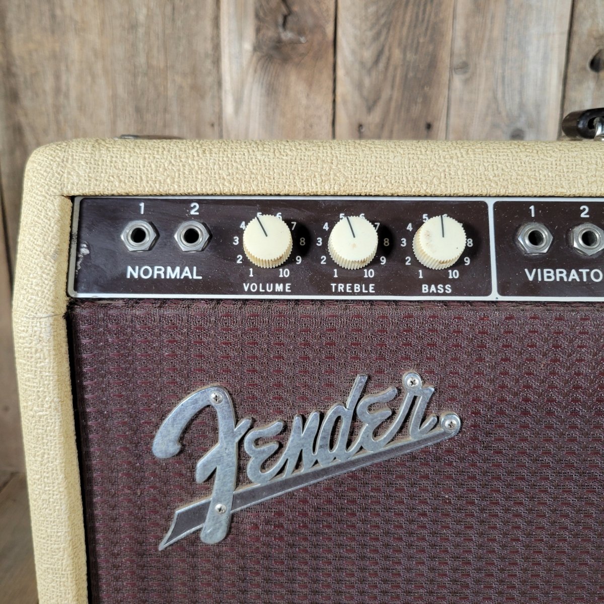 Fender Twin Amp 6G8 Rough Blonde Tolex 1961 – Vintage Pre - CBS Guitar Amplifier - Mahar's Vintage Guitars