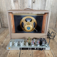 Fender Vibrolux Amp – Brown Tolex, Wheat Grille, Original 6G11 Circuit, Vintage Tube Tone 1962 - Mahar's Vintage Guitars