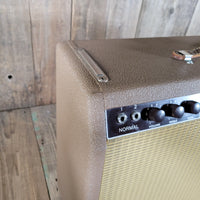 Fender Vibrolux Amp – Brown Tolex, Wheat Grille, Original 6G11 Circuit, Vintage Tube Tone 1962 - Mahar's Vintage Guitars