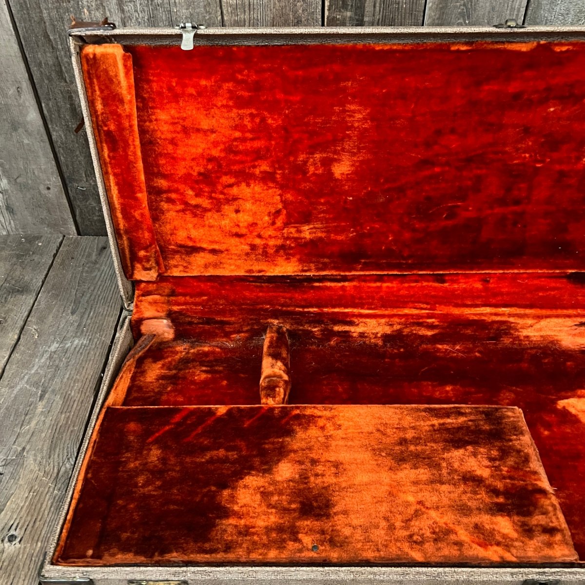 Fender Vintage Jazzmaster Jaguar Case Brown Tolex 1963 1964 - Mahar's Vintage Guitars