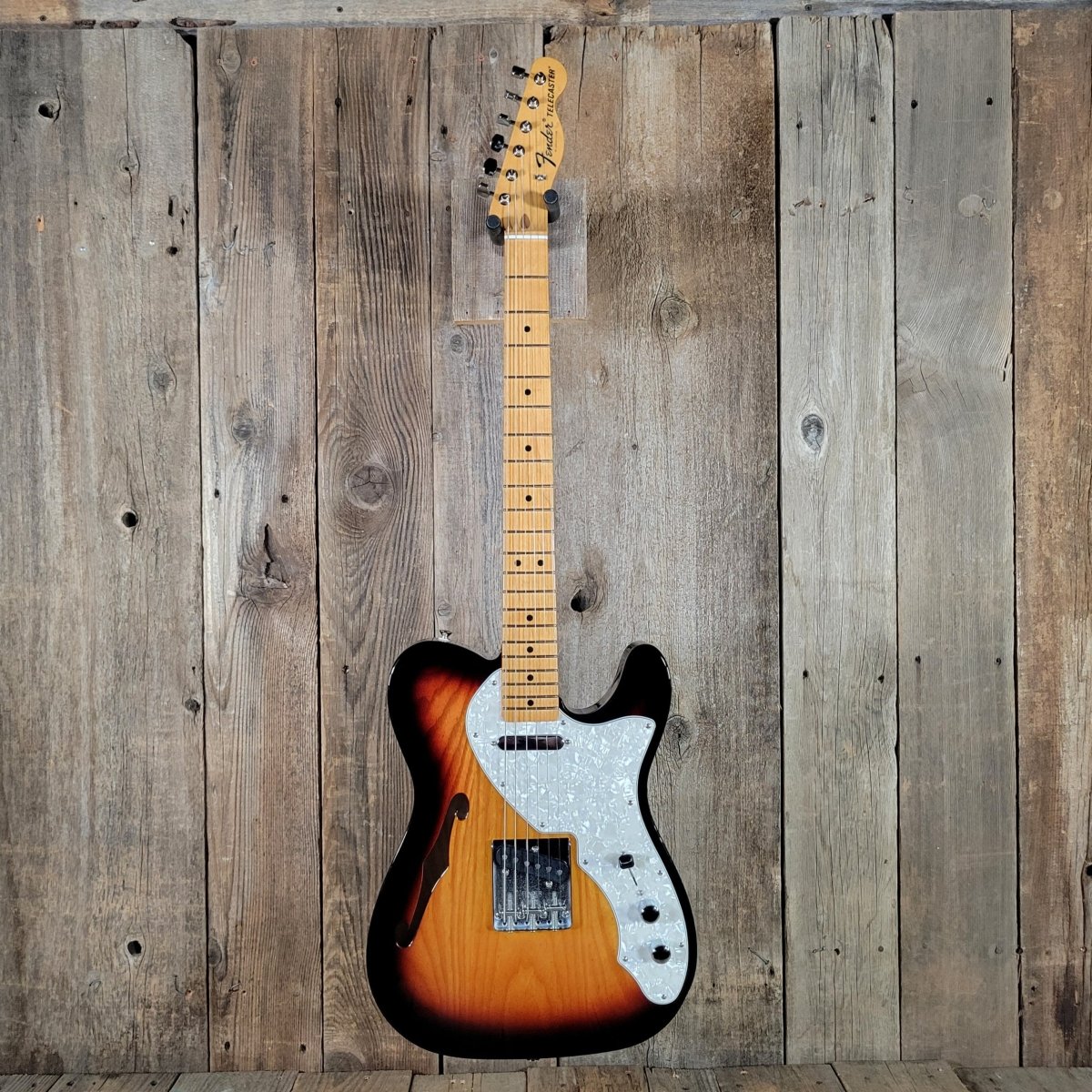 Fender Vintera II '60s Telecaster Thinline MIM 2023–24 – Semi - Hollow, Sunburst, Original Gig Bag - Mahar's Vintage Guitars