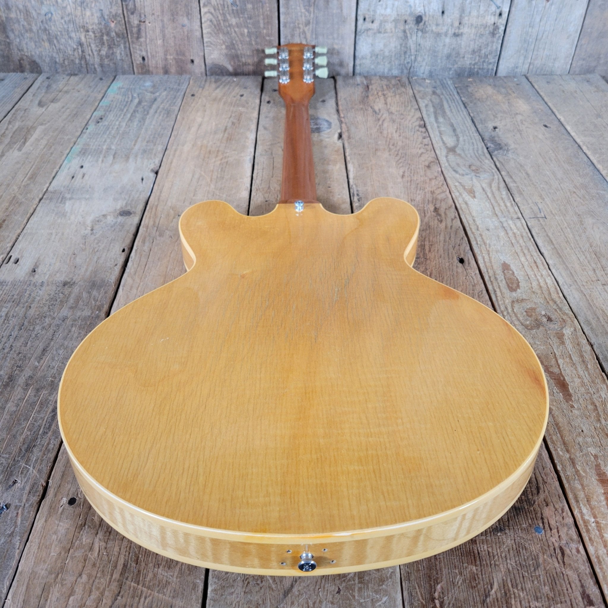 Gibson 1991 ES - 335 Dot Reissue Blonde – Figured Maple Top, Vintage USA Semi - Hollow Tone - Mahar's Vintage Guitars