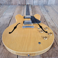 Gibson 1991 ES - 335 Dot Reissue Blonde – Figured Maple Top, Vintage USA Semi - Hollow Tone - Mahar's Vintage Guitars