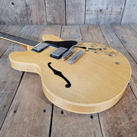 Gibson 1991 ES - 335 Dot Reissue Blonde – Figured Maple Top, Vintage USA Semi - Hollow Tone - Mahar's Vintage Guitars