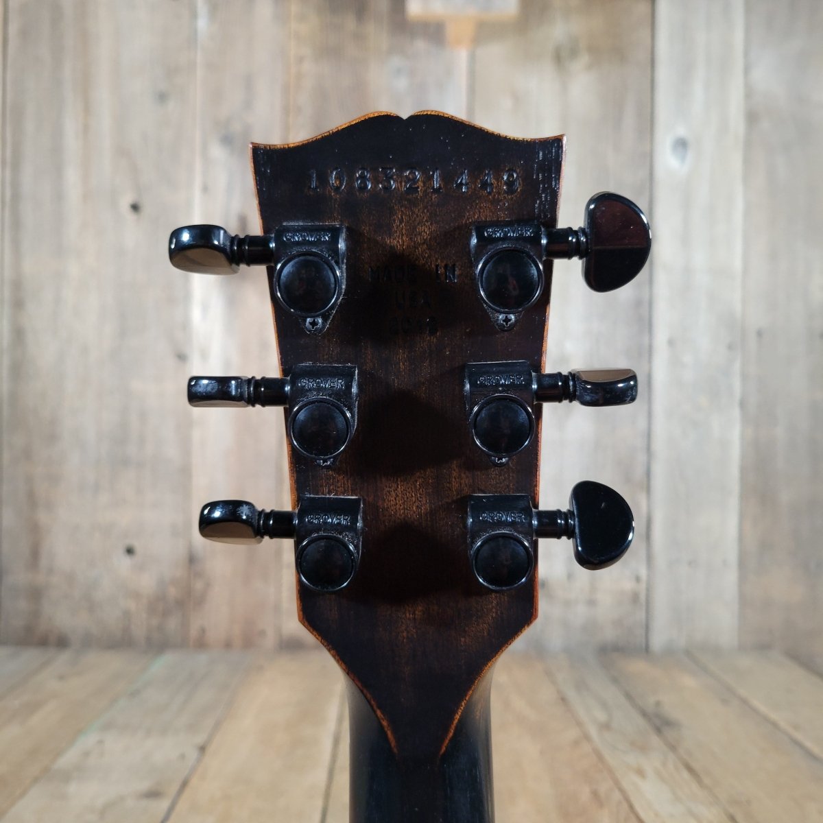 Gibson BFG "Gator" Les Paul Trans Black 2012 – Unique Raw - Finish USA Electric Guitar - Mahar's Vintage Guitars