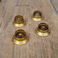 Gibson Bonnet Bell Knobs Gold Les Paul Burst 1955 to 1960 - Mahar's Vintage Guitars