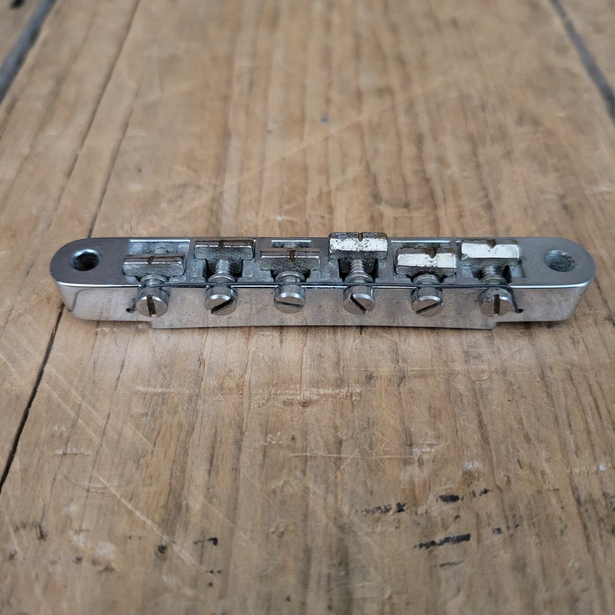 Gibson Bridge Saddles Screws Patent Number ABR - 1 Chrome 1966 through the 70s - Mahar's Vintage Guitars