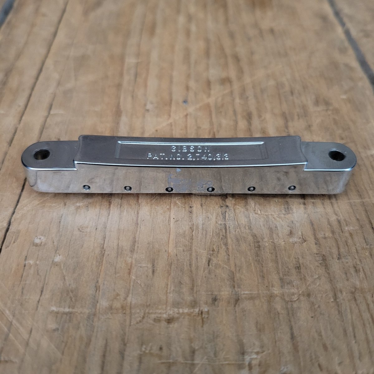 Gibson Bridge Saddles Screws Patent Number ABR - 1 Chrome 1966 through the 70s - Mahar's Vintage Guitars