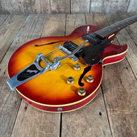 Gibson ES - 125TDC Factory Bigsby 512 made in 1961 Cherry Sunburst - Mahar's Vintage Guitars