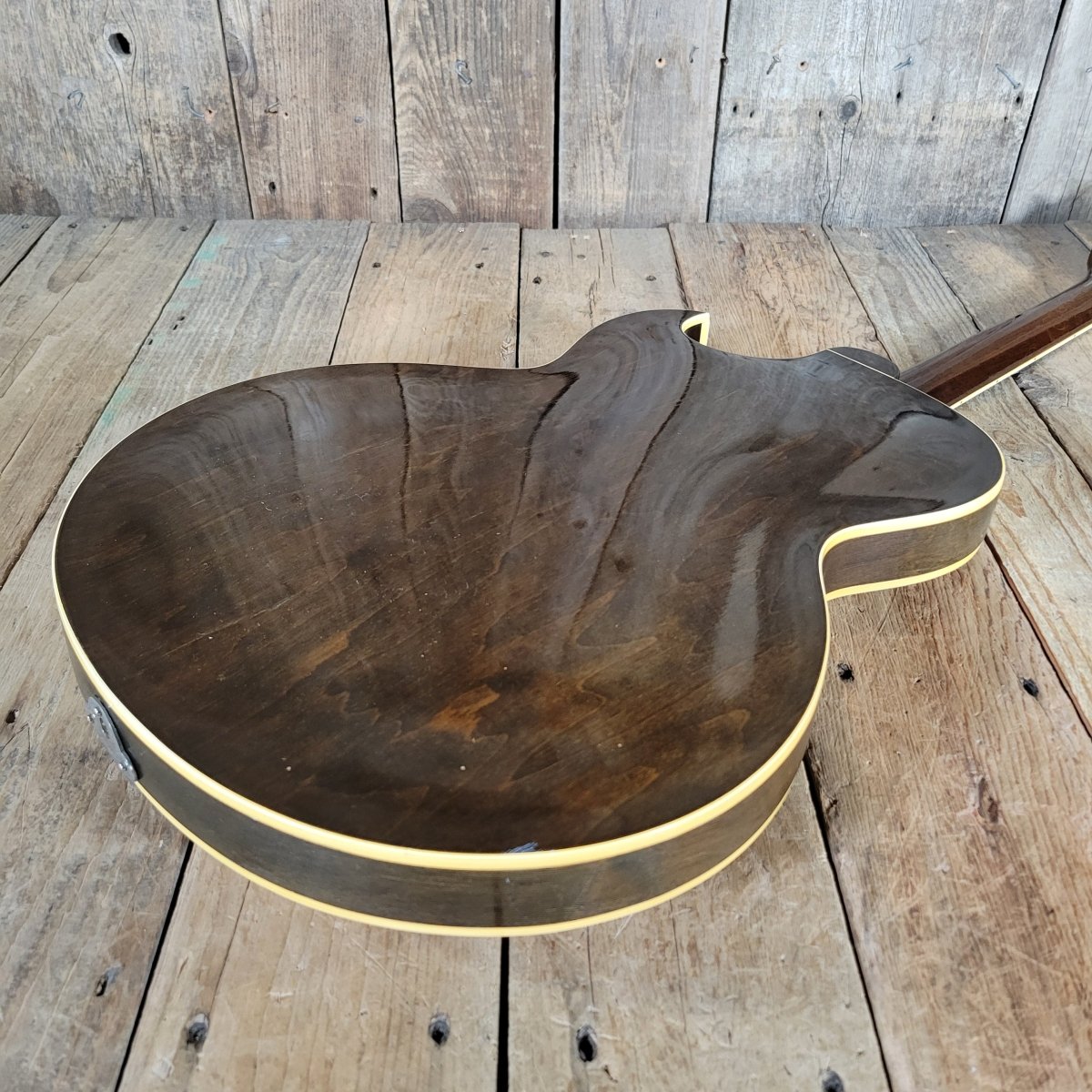 Gibson ES - 225T 1958 – Vintage Sunburst Hollowbody Electric Guitar with Original P - 90 Pickup - Mahar's Vintage Guitars