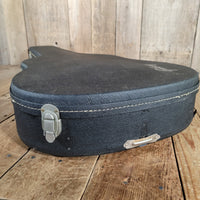 Gibson ES - 335 ES - 330 ES - 345 Hard Case 1960s Black with Purple Lining - Mahar's Vintage Guitars