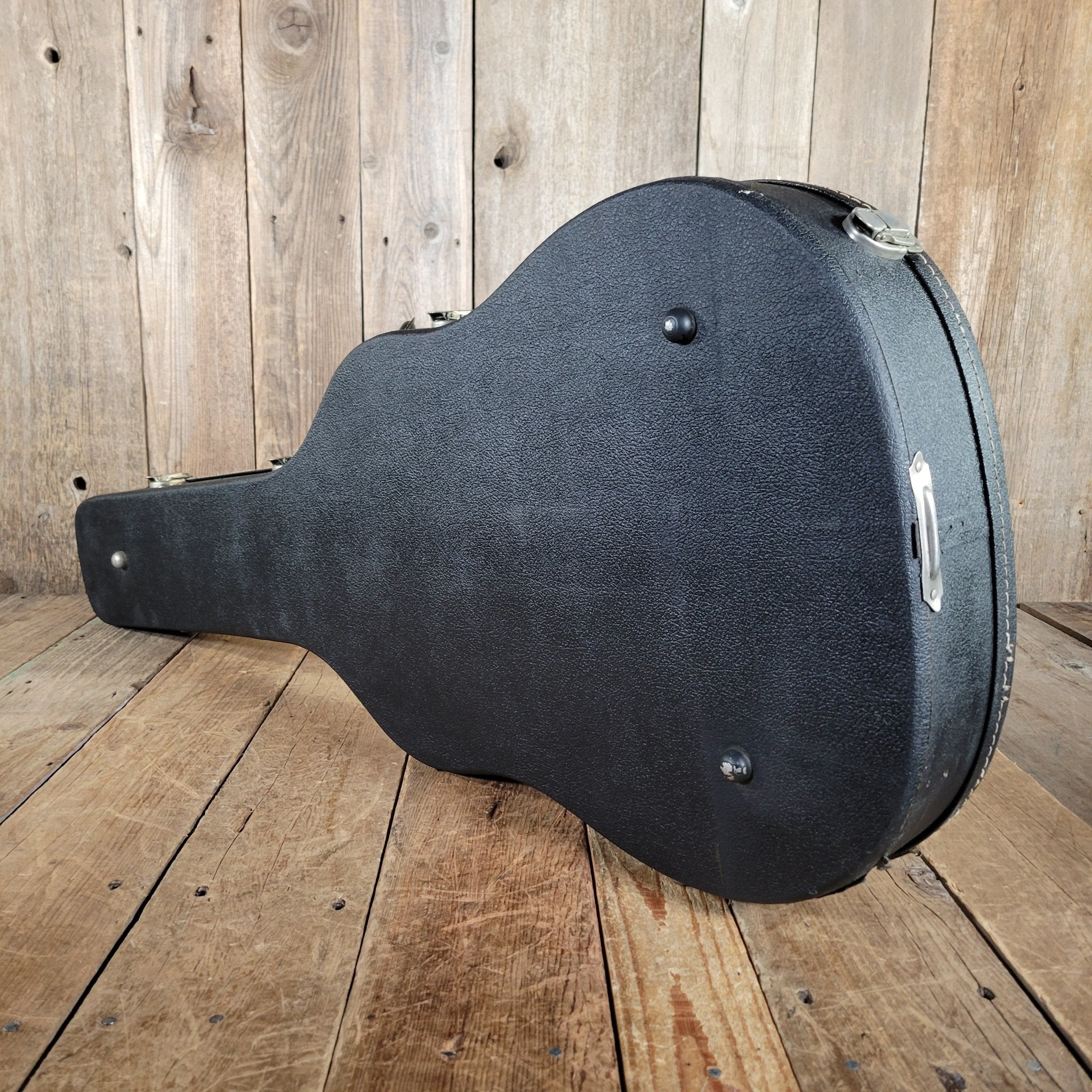 Gibson ES - 335 ES - 330 ES - 345 Hard Case 1960s Black with Purple Lining - Mahar's Vintage Guitars